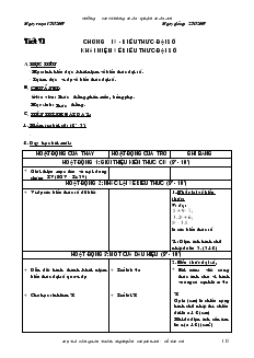 Giáo án Toán 7 - Đại số - Tiết 51, 52