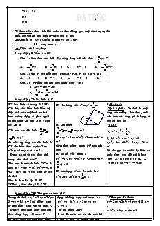 Giáo án Toán 7 - Đại số - Tiết : 56