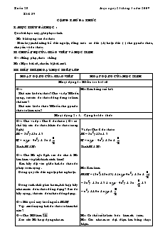 Giáo án Toán 7 - Đại số - Tiết 59: Cộng trừ đa thức