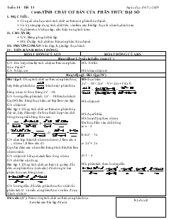 Giáo án Toán 7 - Đại số - Tuần 14