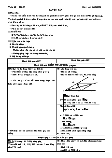 Giáo án Toán 7 - Đại số - Tuần 15