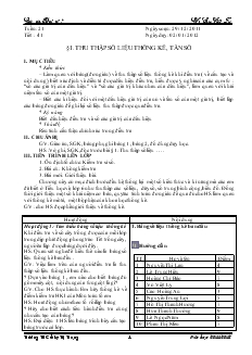 Giáo án Toán 7 - Đại số - Tuần 21 đến tuần 39
