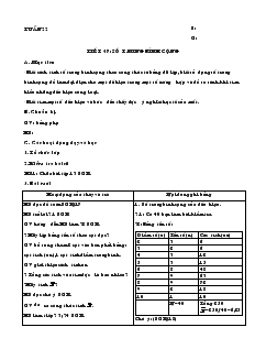 Giáo án Toán 7 - Đại số - Tuần 23