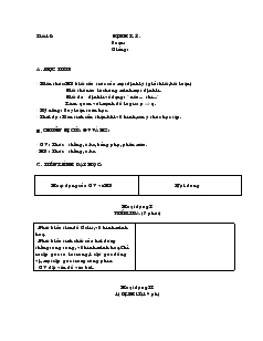 Giáo án Toán 7 - Hình học - Tiết 12: Định lý