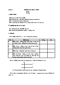 Giáo án Toán 7 - Hình học - Tiết 16, 17