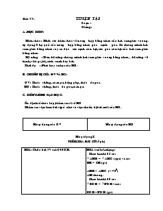 Giáo án Toán 7 - Hình học - Tiết 33, 34