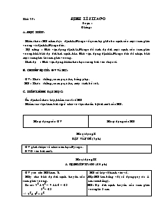 Giáo án Toán 7 - Hình học - Tiết 37, 38