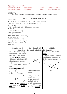 Giáo án Toán 7 - Tiết 1 đến tiết 70