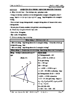 Giáo án Toán 7 - Tiết 33 đến tiết 70