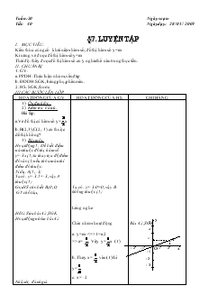 Giáo án Toán 7 - Tiết 40: Luyện tập