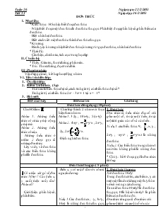 Giáo án Toán 7 - Tiết 53 đến tiết 58