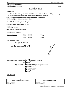 Giáo án Toán 7 - Tiết 9 đến tiết 12