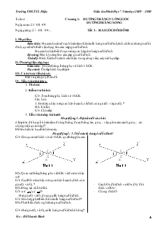 Giáo án Toán 7 - Trường THCS Tô Hiệu