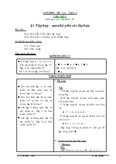 Giáo án Toán 7 - Tuần 1 đến tuần 9