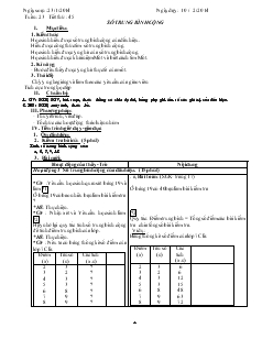 Giáo án Toán 7 - Tuần 23