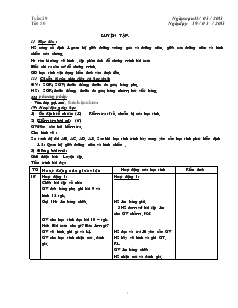 Giáo án Toán 7 - Tuần 29 đến tuần 31