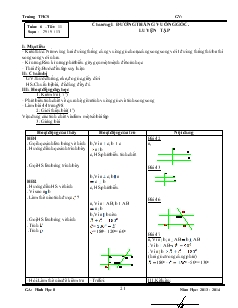 Giáo án Toán 7 - Tuần 6 đến tuần 11