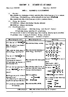 Giáo án Toán học 7 - Đại số