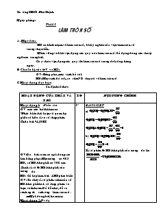 Giáo án Toán học 7 - Đại số - Tiết 15: Làm tròn số