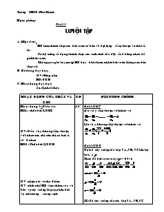 Giáo án Toán học 7 - Đại số - Tiết 25: Luyện tập