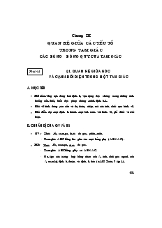 Giáo án Toán học 7 - Đại số - Tiết 48 đến tiết 70