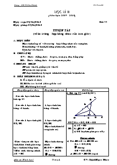 Giáo án Toán học 7 - Đại số  - Trường THCS Tân Thành