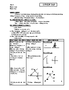 Giáo án Toán học 7 - Hình học  - Tiết 4: Luyện tập