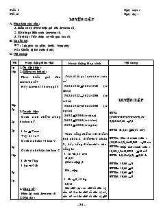 Giáo án Toán học 7 - Tiết 16: Luyện tập