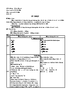 Giáo án Toán học 7 - Tiết 18: Số thực