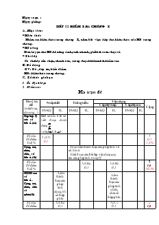 Giáo án Toán học 7 - Tiết 22: Kiểm tra chương I