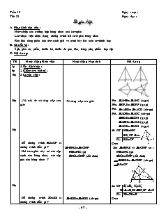 Giáo án Toán học 7 - Tiết 33: Luyện tập