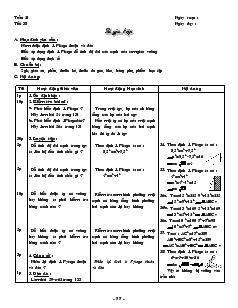 Giáo án Toán học 7 - Tiết 38: Luyện tập