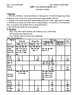 Giáo án Toán học 7 - Tiết 50: Kiểm tra chương III (bài số 3) thời gian: 45 phút