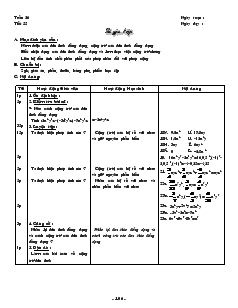 Giáo án Toán học 7 - Tiết 55: Luyện tập