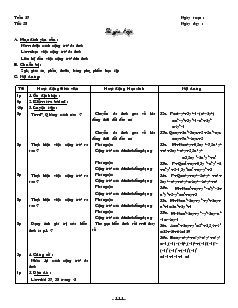 Giáo án Toán học 7 - Tiết 58: Luyện tập