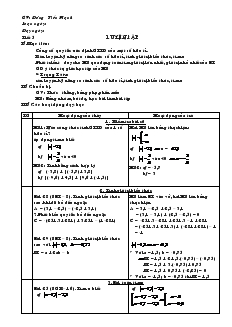 Giáo án Toán học 7 - Tiết 5: Luyện tập