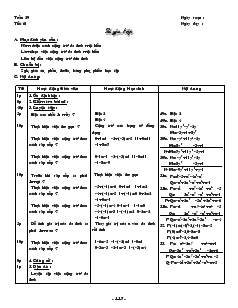 Giáo án Toán học 7 - Tiết 61: Luyện tập