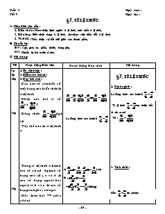 Giáo án Toán học 7 - Tiết 9: Tỉ lệ thức