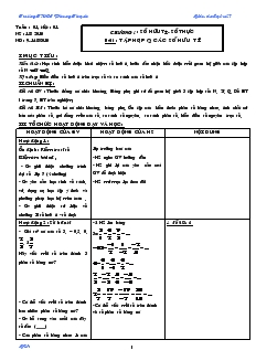 Giáo án Toán học 7 - Trường THCS Phong Thạnh