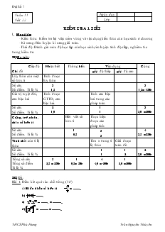 Giáo án Toán học 7 - Tuần 11 - Tiết 22