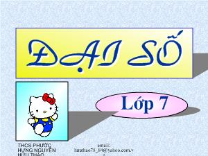 Giáo án Toán học 7 - Tuần 27 - Tiết 57: Bài cộng, trừ đa thức
