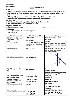 Giáo án Toán học 9 - Đại số - Tiết 24: Luyện tập