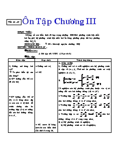 Giáo án Toán học 9 - Đại số -Tiết 44, 45