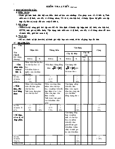 Kiểm tra 1 tiết (tiết 22) - Toán 7