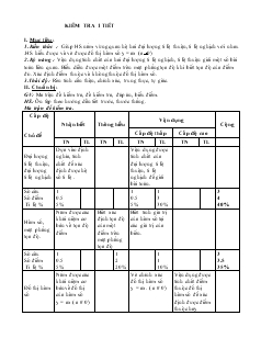 Kiểm tra 1 tiết - Toán 7