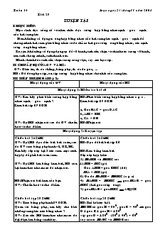 Giáo án Hình học 7 - Tuần 14