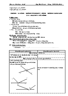 Giáo án Hình học - Lớp 7