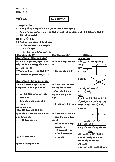 Giáo án Toán 7 - Hình học - Tiết 13: Luyện tập