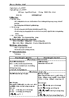 Giáo án Toán 7 - Tiết 10: Luyện tập