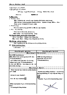 Giáo án Toán 7 - Tiết 13: Định lý